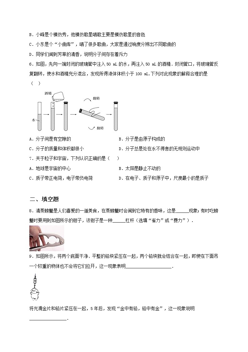 7.3  探索更小的微粒 课件+作业（原卷+解析卷）-八年级物理下册同步备课系列（苏科版）02