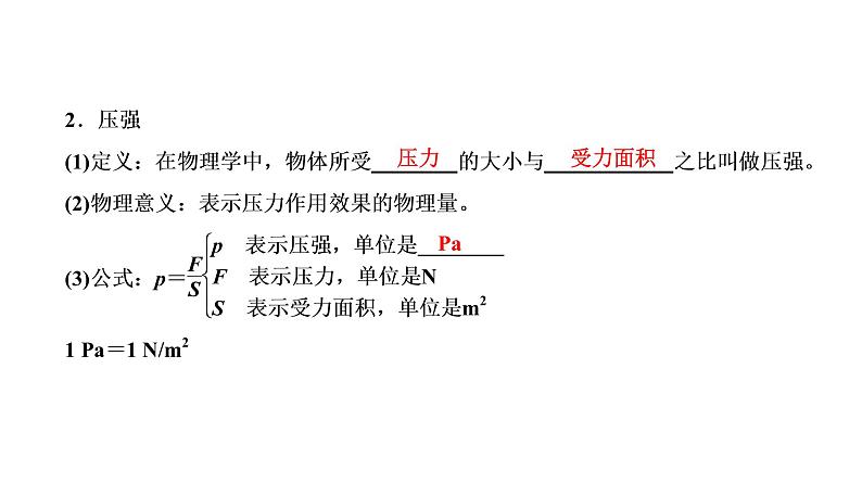 2021年春人教版物理中考专题复习课件《压　强》（共58张PPT）04