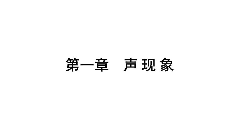 2021年春人教版物理中考专题复习课件《声 现 象》（共31张PPT）01