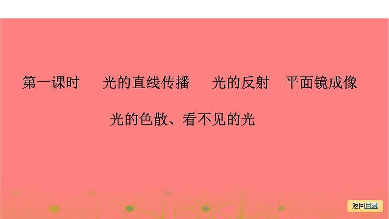 第一部分第三章，第一课时 光的直线传播 光的反射 平面镜成像  光的色散、看不见的光—2021届广东物理（沪粤版）中考复习课件第6页
