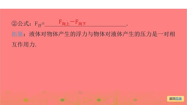 第一部分 第九章，第一课时 浮力 阿基米德原理—2021届广东物理（沪粤版）中考复习课件第8页