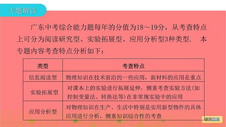 第二部分 专题四   综合能力专题—2021届广东物理（沪粤版）中考复习课件03