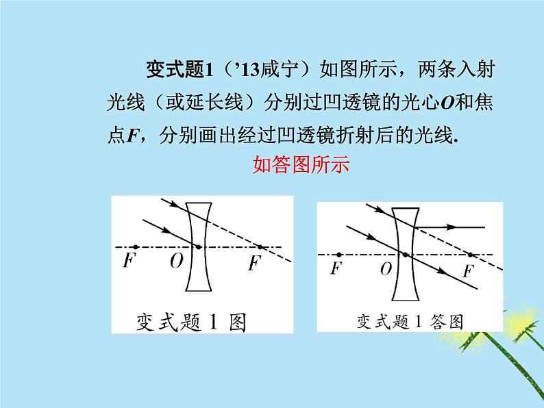 人教版物理中考复习 透镜及其应用 课件07