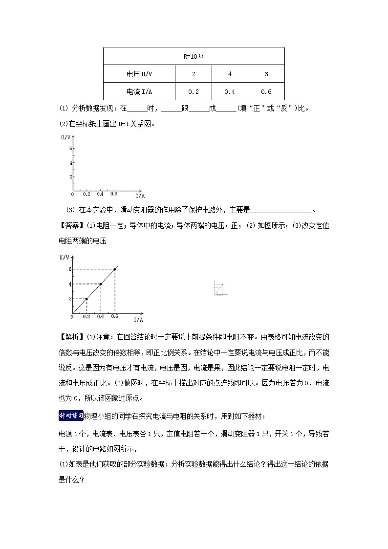 2020_2021学年九年级物理上册第14章探究欧姆定律单元总结含解析新版粤教沪版202012104102 试卷02