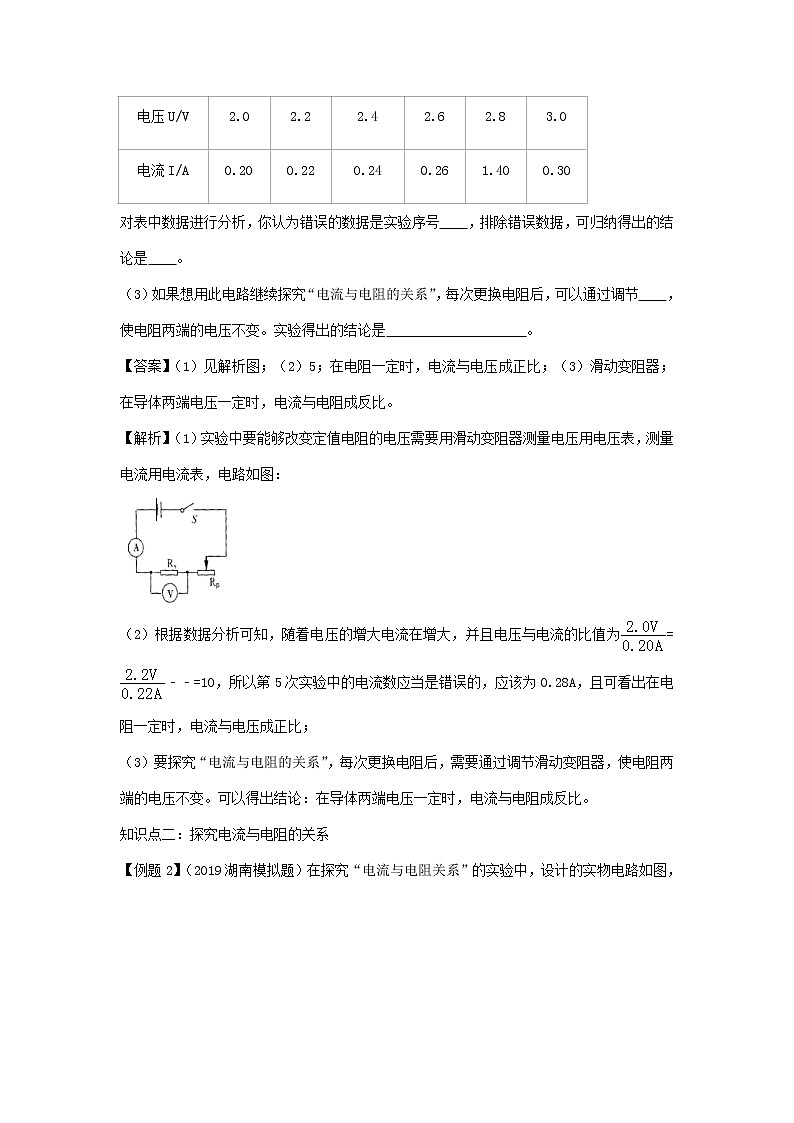 2020_2021学年九年级物理全册17.1电流与电压和电阻的关系精讲精练含解析新版新人教版2020121041603