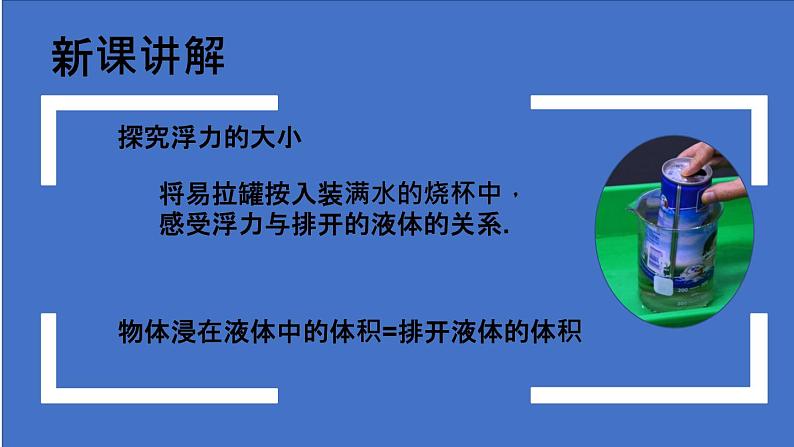 人教版八年级下物理10.2 阿基米德原理 内含视频素材精品课件05