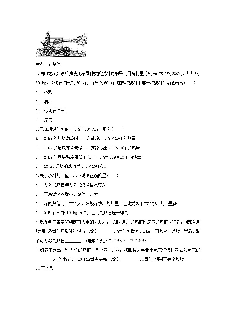 2021年中考物理总复习专题训练《内能的利用》（含解析）02