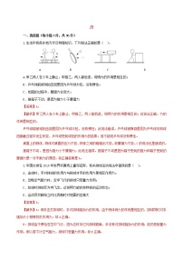 2021年中考物理一轮复习测试题力含解析