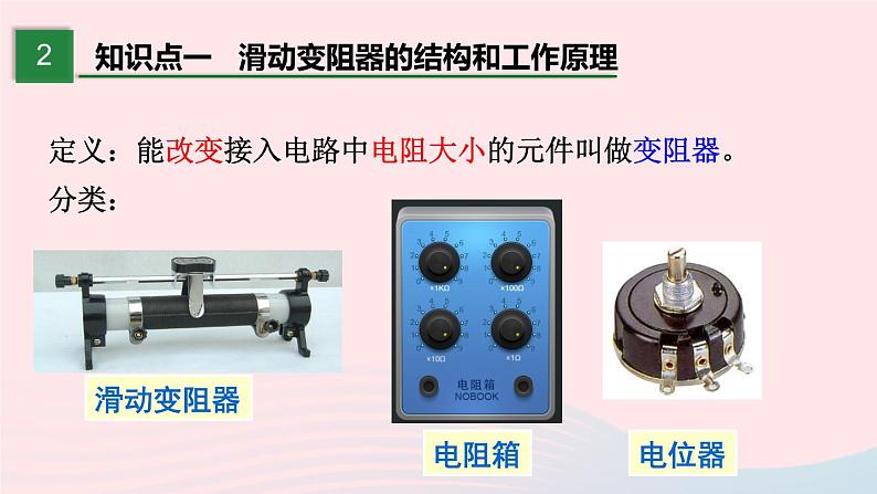 【精品】新人教版九年级物理全册 第16章 电压电阻16.4变阻器 课件04