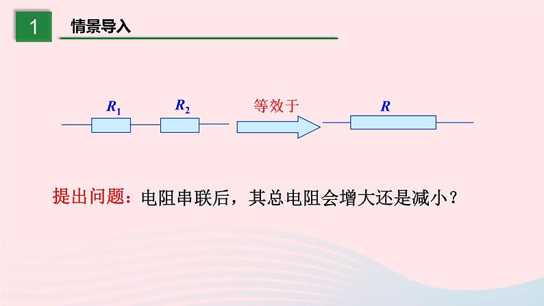 【精品】新人教版九年级物理全册 第17章 欧姆定律17.4欧姆定律在串并联电路中的应用 课件02