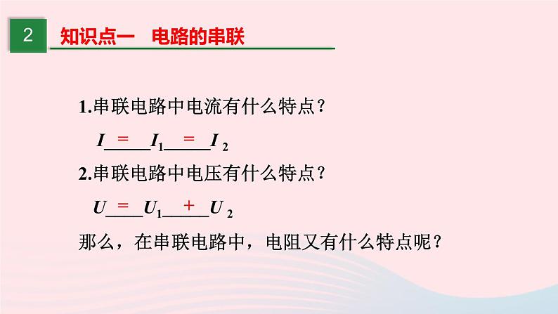 【精品】新人教版九年级物理全册 第17章 欧姆定律17.4欧姆定律在串并联电路中的应用 课件03