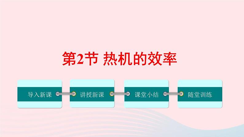 【精品】新人教版 九年级物理全册14.2热机的效率  课件01