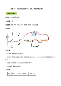 备战2021 中考物理专题复习 专题26 中考伏安法测量导体（小灯泡）电阻实验问题