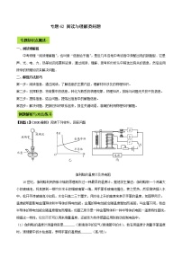 备战2021 中考物理专题复习 专题62 中考阅读与理解类问题