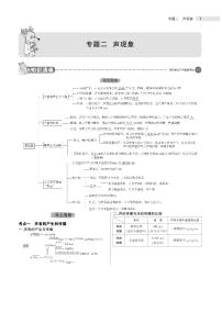 2021版《5年中考3年模拟》全国版中考物理：专题二　声现象