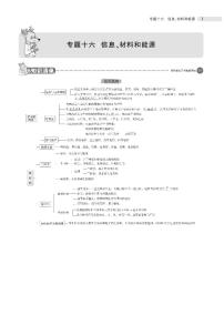 2021版《5年中考3年模拟》全国版中考物理：专题十六　信息、材料和能源