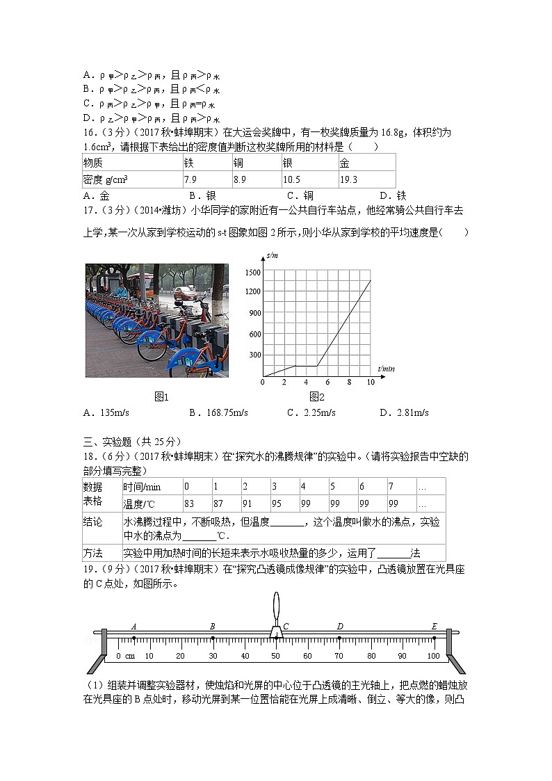 2020-2021学年沪科版九年级物理期末卷203