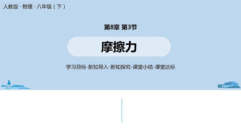 人教版八年级物理下册 8.3 摩擦力(PPT课件+素材）01