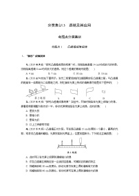 中考物理专题复习  分类集训3  透镜及其应用(含解析)