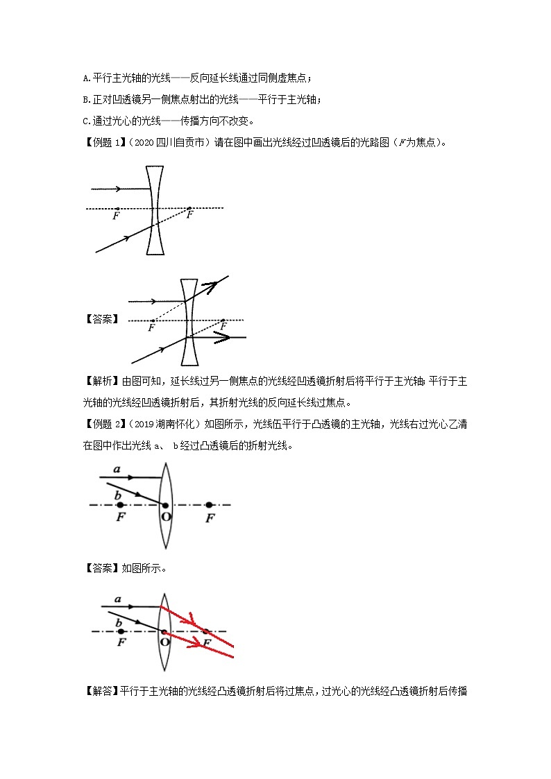 2021中考物理一轮复习： 专题05透镜及其应用（含解析）真题练习02