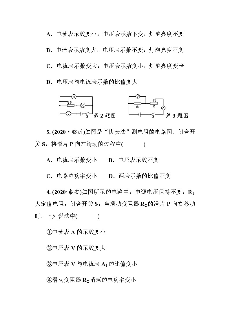 2021年人教版九年级物理中考考点过关训练《电 功 率》（Word版附答案）02