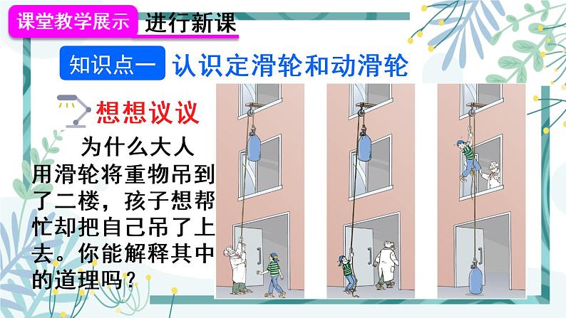 人教版八年级物理下册 第十二章 第2节 滑轮 课件06