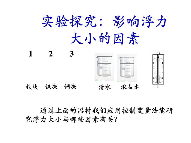 教科版八年级物理下册课件：10.3.科学探究：浮力的大小  课件05