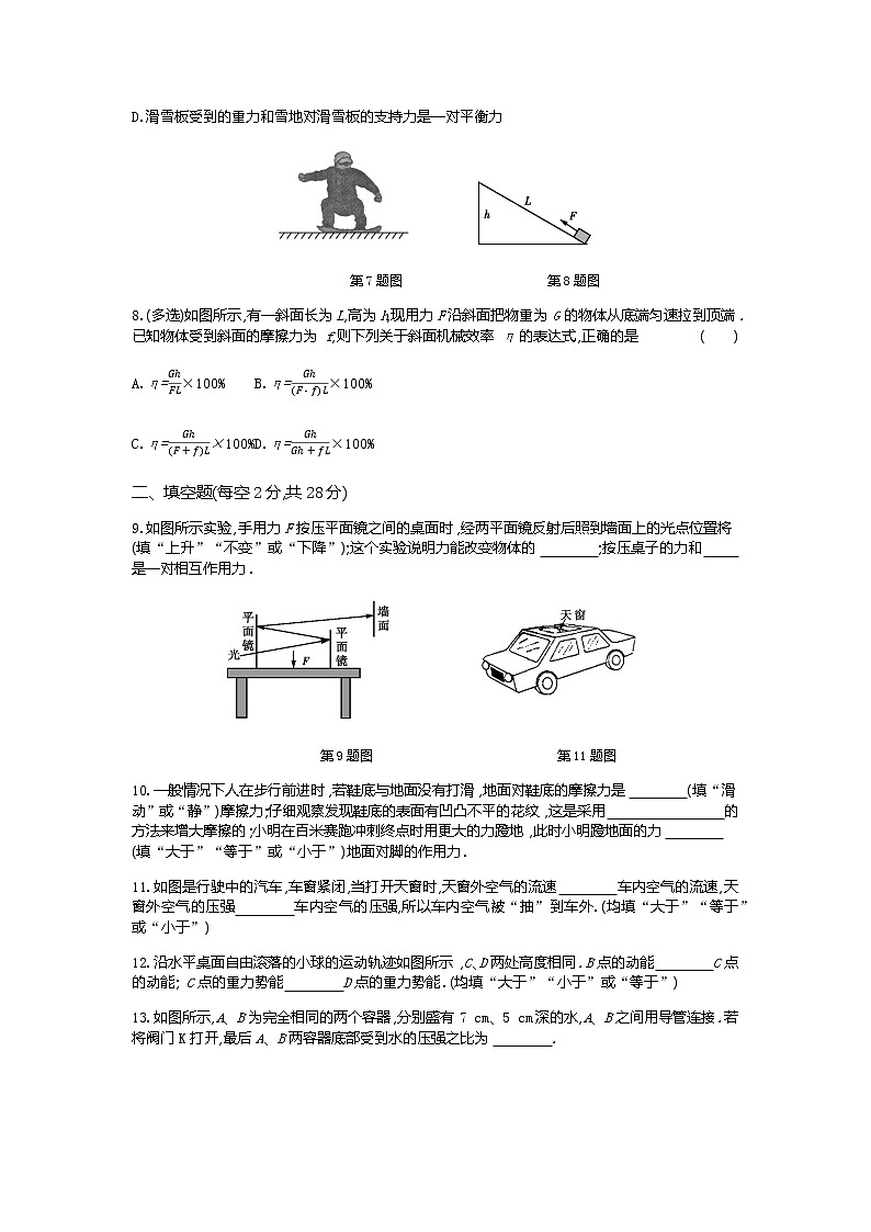 2020--2021学年人教版八年级物理下册 期末检测卷303