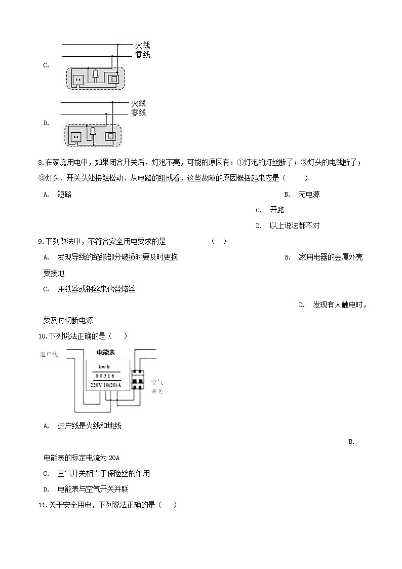 2021年中考物理必考点专项训练含解析打包26套03
