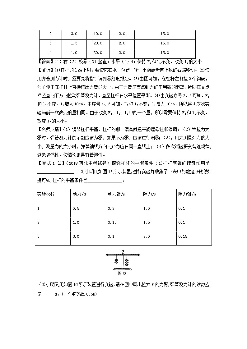 2021年中考物理压轴题大揭秘专题专题08探究与设计型力学实验含解析20210309159第3页