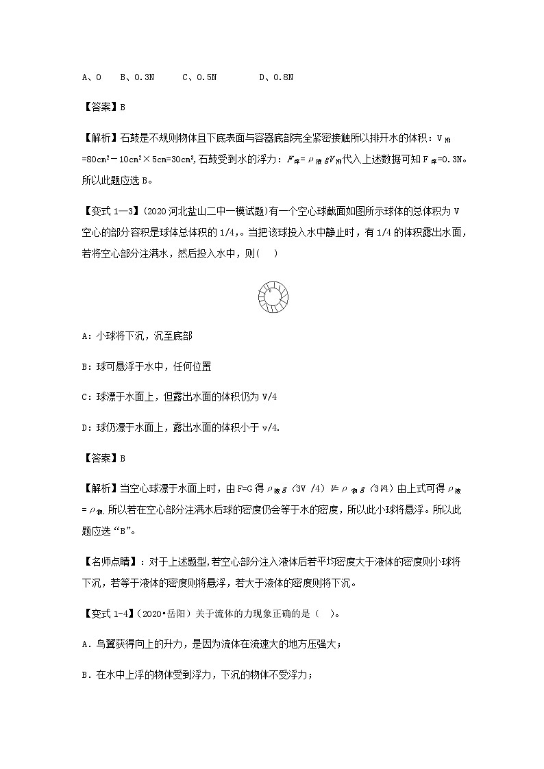 2021年中考物理压轴题大揭秘专题专题01浮力的选择与填空含解析20210309152第3页