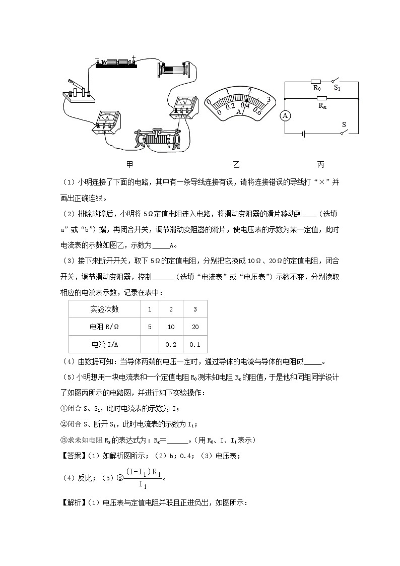 备战2021中考物理一轮复习单元达标全攻略含解析打包22套 试卷练习03