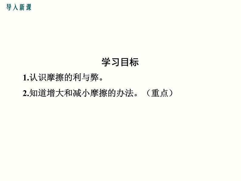 人教版八年级物理下册：第八章 运动和力  8.3  第2课时 摩擦力与生活 课件03