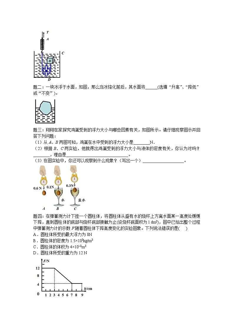 中考物理重难点突破与金题精讲《浮力》第2页