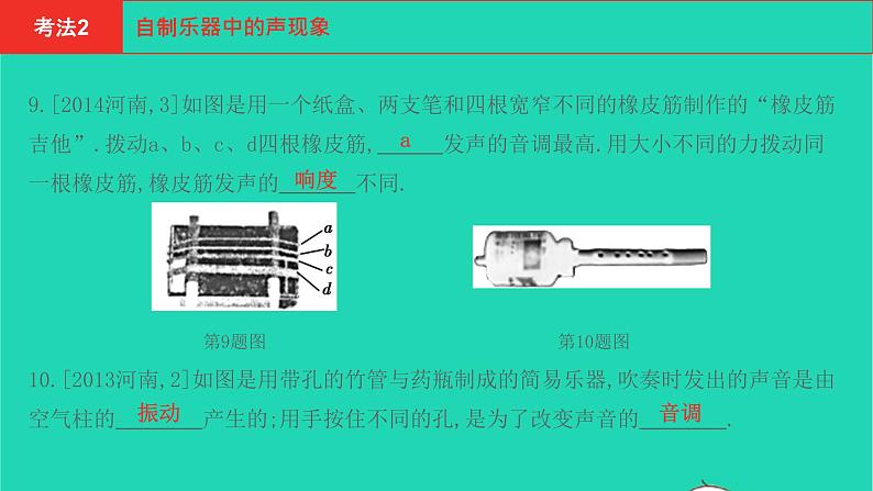 河南省2021年中考物理考点过关第1章声现象复习课件20210310399第7页