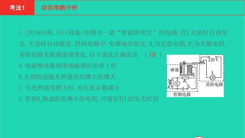 河南省2021年中考物理考点过关第15章欧姆定律电功率第1节复习课件20210310395第2页