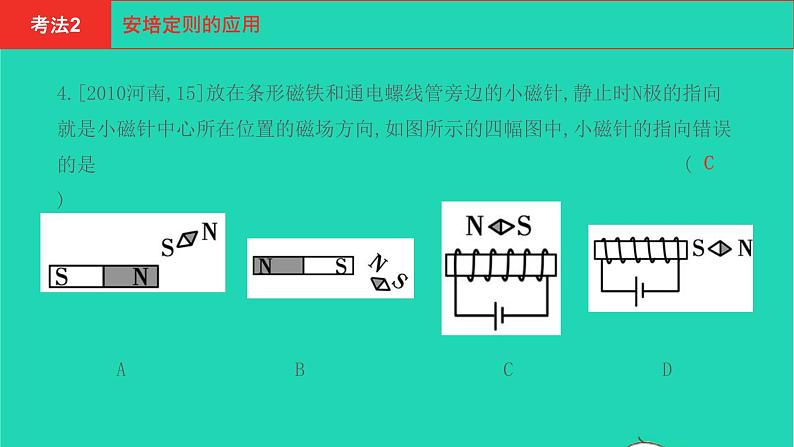 河南省2021年中考物理考点过关第17章电与磁信息的传递复习课件20210310398第4页