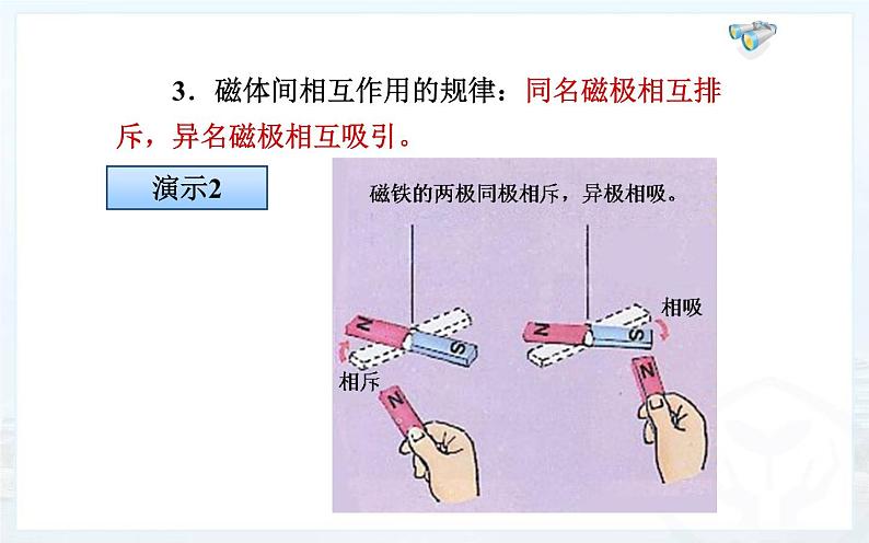 人教版物理九年级《磁现象 磁场》培优教学课件06