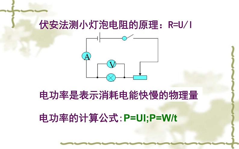 《测量小灯泡的电功率》优质课教学课件03