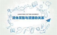 人教版八年级下册9.4 流体压强与流速的关系课前预习课件ppt