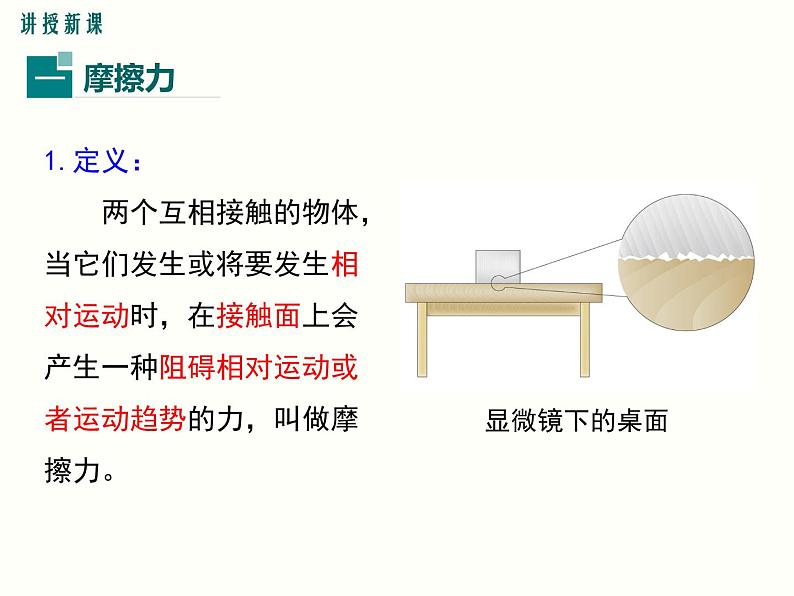 人教版八年级物理下册：第八章 运动和力  8.3 第1课时 认识摩擦力及其影响因素 课件05