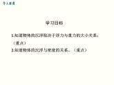 人教版八年级物理下册：第十章 浮力 10.3 第1课时 物体的沉浮条件 课件