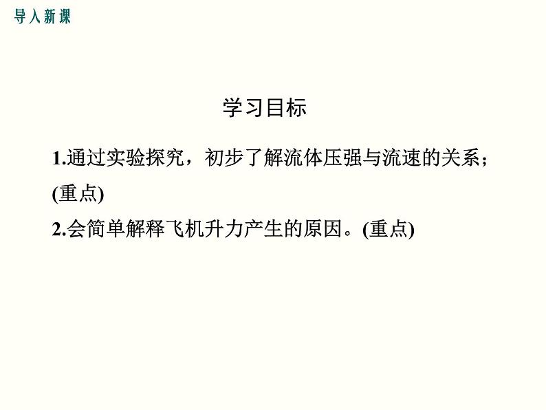 人教版八年级物理下册：第九章 压强  9.4 流体压强与流速的关系 课件03