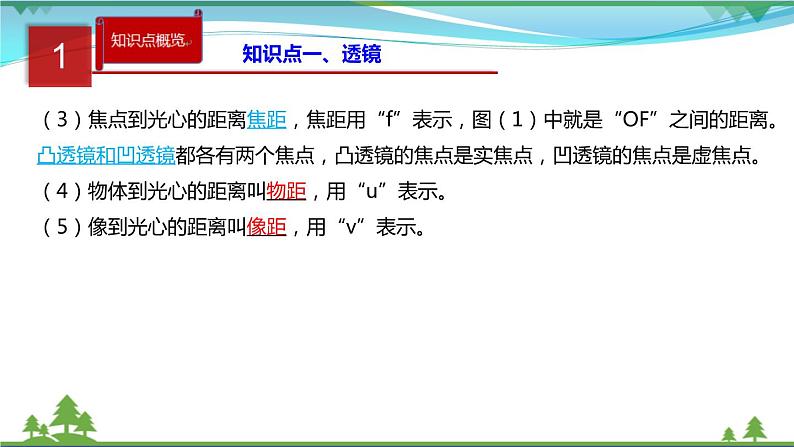 新人教版 八年级物理上册 第5章 透镜及其应用  单元同步讲析  课件04