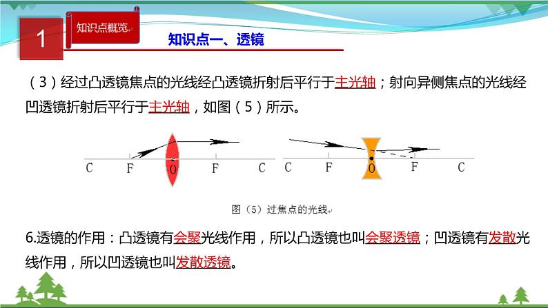 新人教版 八年级物理上册 第5章 透镜及其应用  单元同步讲析  课件07