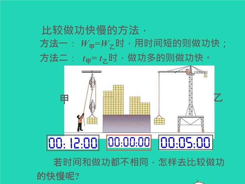 【新人教版】2020_2021学年八年级物理下册11.2功率课件07