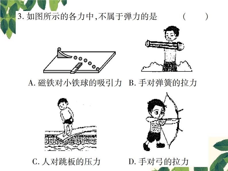 人教版八年级下册物理第二节《弹力》 课件04