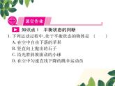 人教版八年级下册物理第八章第二节《二力平衡》 课件