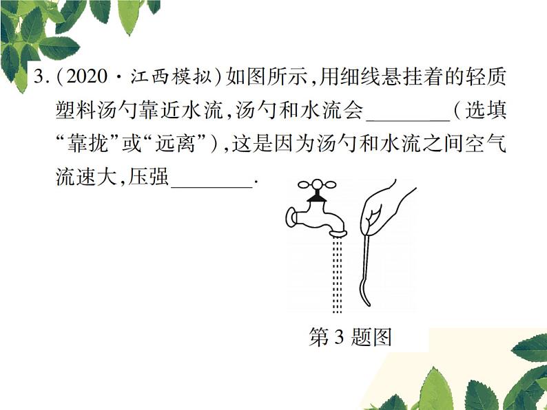 人教版八年级下册物理第九章第四节《流体压强与流速的关系》 课件05