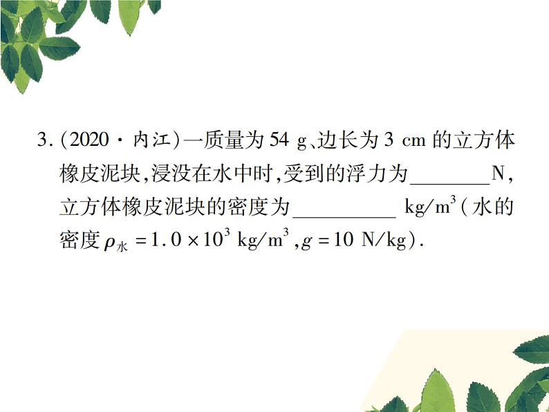 人教版八年级下册物理第十章第二节《阿基米德原理》 课件05